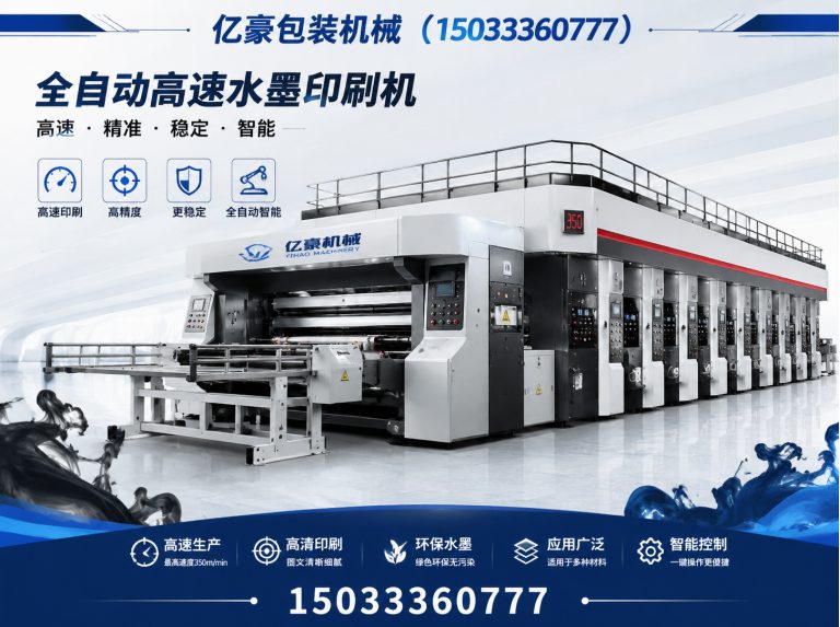 沧州高新技术产业开发区高速高清水墨印刷机展示图